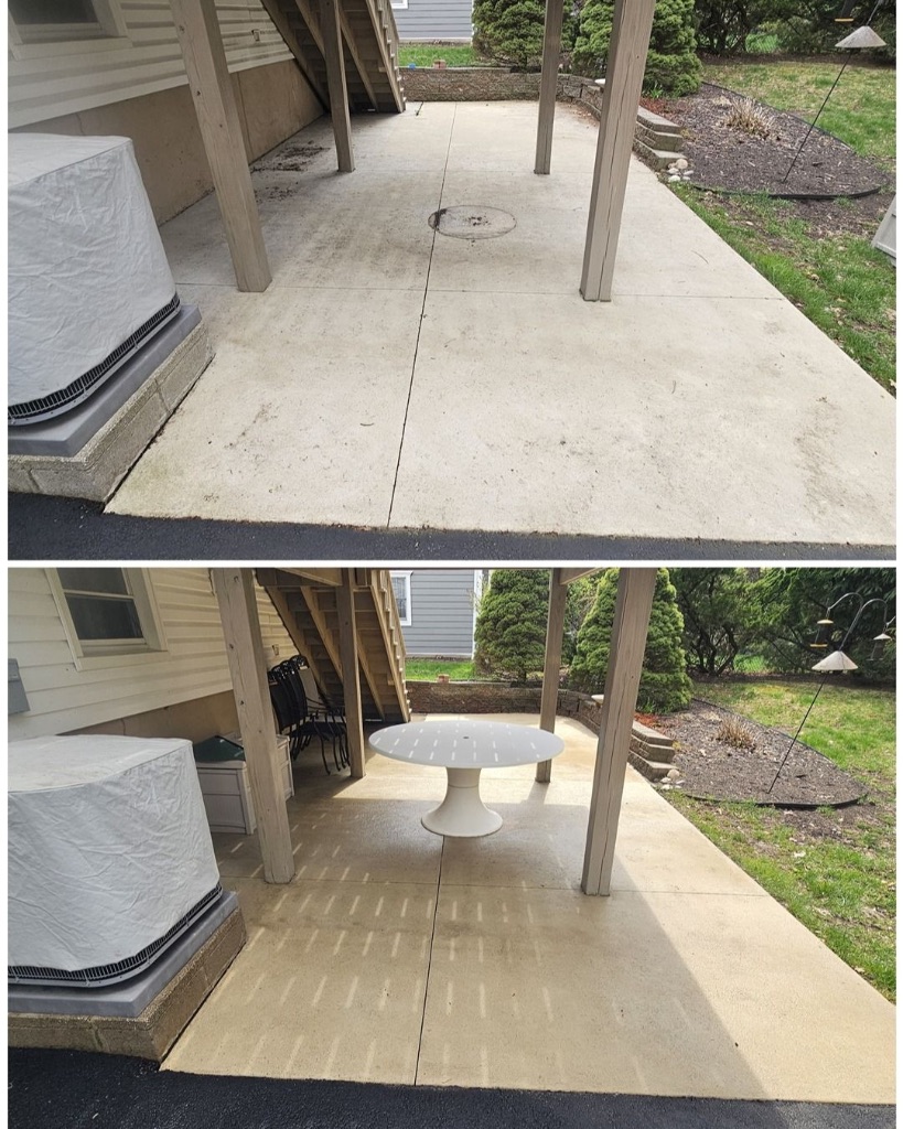 Patio Table Cleaning